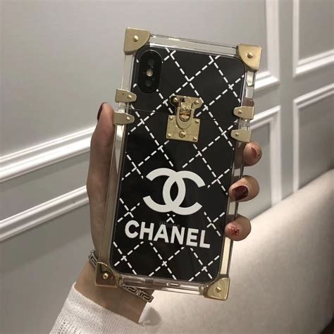 chanel phone case with strap|chanel phone case iphone 10.